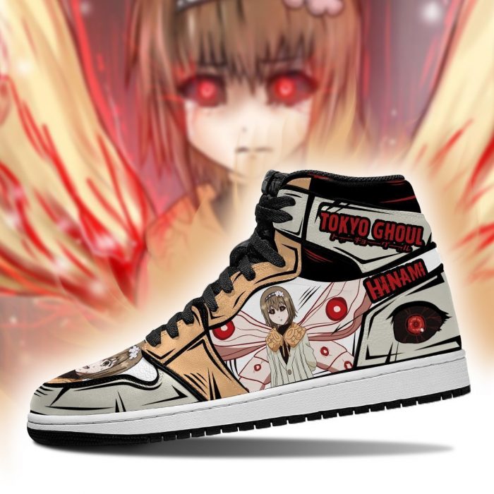 hinami fueguchi jordan sneakers custom tokyo ghoul anime shoes mn05 gearanime 3 - Tokyo Ghoul Merch