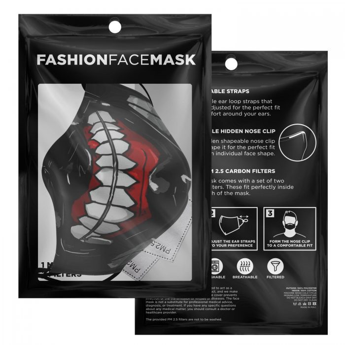 kanekis mask v3 premium carbon filter face mask 386376 - Tokyo Ghoul Merch