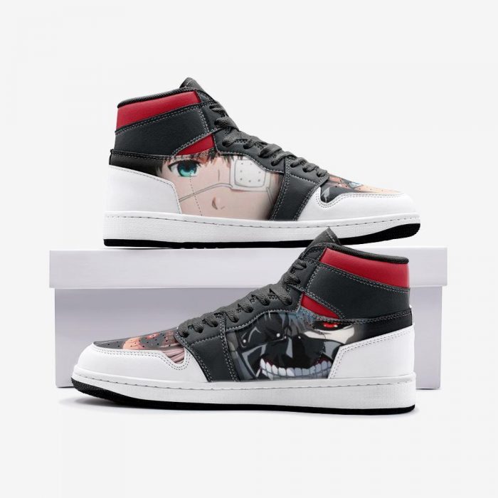 ken kaneki v2 tokyo ghoul custom j force shoes - Tokyo Ghoul Merch