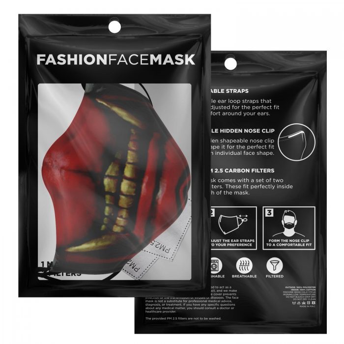 koma mask tokyo ghoul premium carbon filter face mask 932265 - Tokyo Ghoul Merch