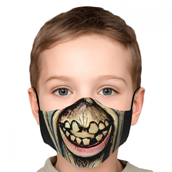 scary face zombie tokyo ghoul premium carbon filter face mask 992498 - Tokyo Ghoul Merch