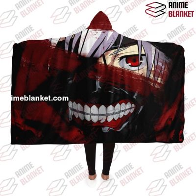 Tokyo Ghoul Hooded Blanket #05 Adult / Premium Sherpa - Aop