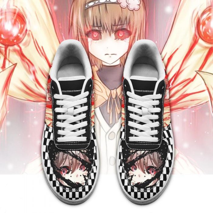tokyo ghoul hinami air force sneakers custom checkerboard shoes anime gearanime 2 - Tokyo Ghoul Merch