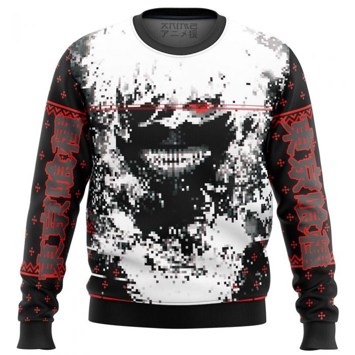 tokyo ghoul kaneki splatter premium ugly christmas sweater 251182 - Tokyo Ghoul Merch