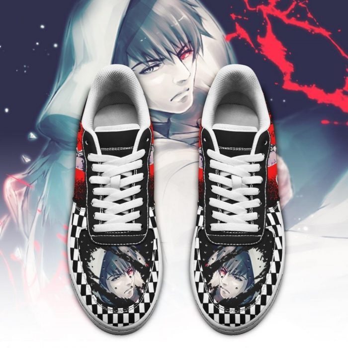 tokyo ghoul koutarou air force sneakers custom checkerboard shoes anime gearanime 2 - Tokyo Ghoul Merch