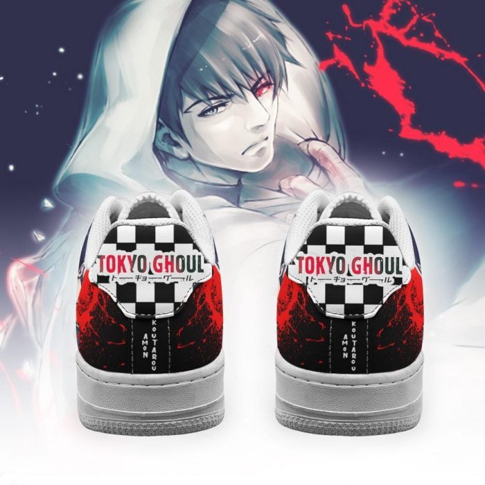 tokyo ghoul koutarou air force sneakers custom checkerboard shoes anime gearanime 3 - Tokyo Ghoul Merch