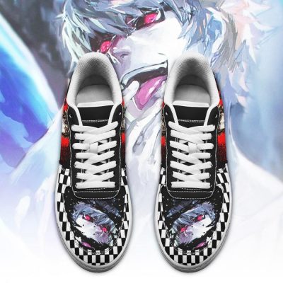 tokyo ghoul nishiki air force sneakers custom checkerboard shoes anime gearanime 2 - Tokyo Ghoul Merch