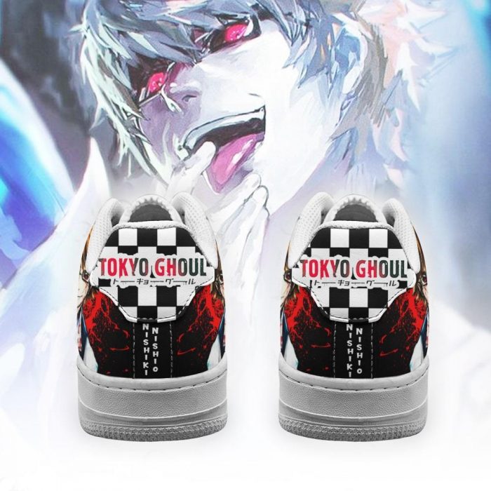 tokyo ghoul nishiki air force sneakers custom checkerboard shoes anime gearanime 3 - Tokyo Ghoul Merch