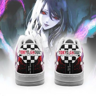 tokyo ghoul rize air force sneakers custom checkerboard shoes anime gearanime 3 - Tokyo Ghoul Merch