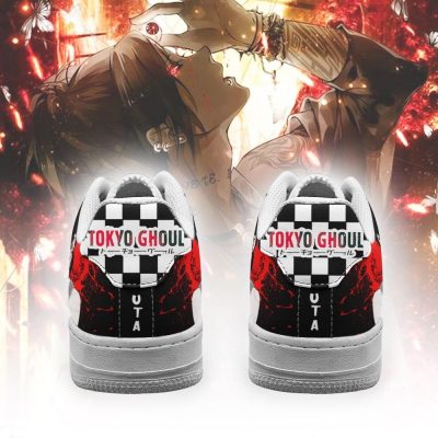 tokyo ghoul uta air force sneakers custom checkerboard shoes anime leather gearanime 3 - Tokyo Ghoul Merch