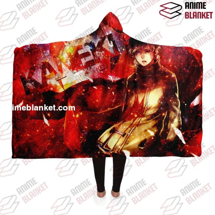 Tokyo Ghoul Hooded Blanket #08 Adult / Premium Sherpa - Aop