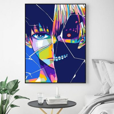 Modern Anime Poster Tokyo Ghoul Kin Muyan Anime HD Print