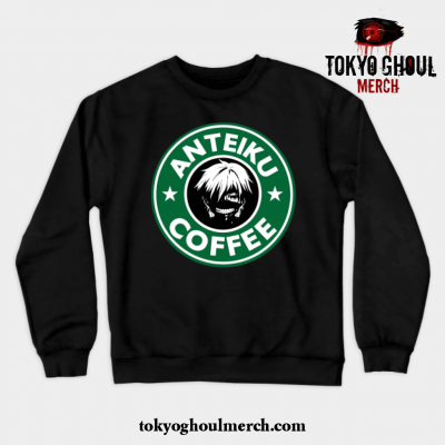 Anteiku Coffee Crewneck Sweatshirt Black / S