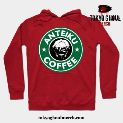 Anteiku Coffee Hoodie Red / S