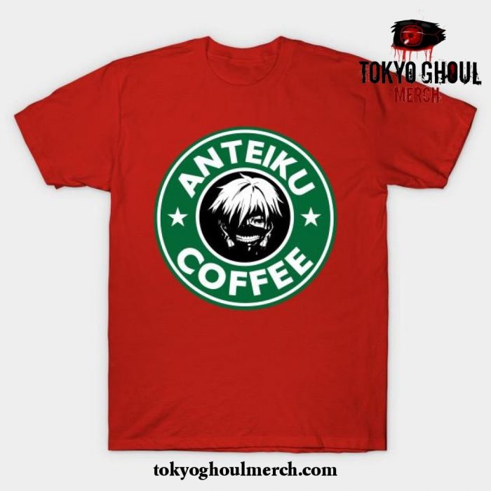 Anteiku Coffee T-Shirt Red / S