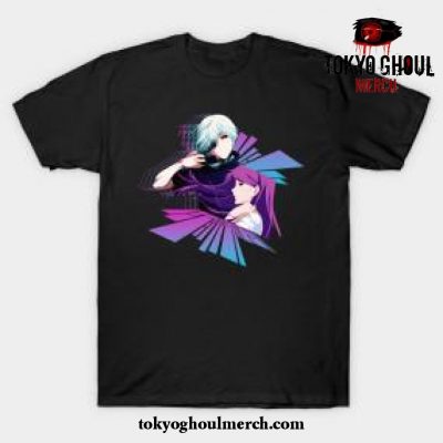 Kaneki And Rize T-Shirt Black / S