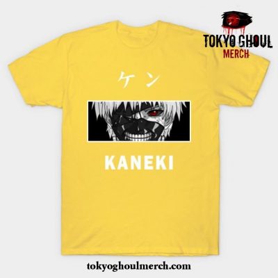 Kaneki Anime Tokyo Ghoul T-Shirt Yellow / S