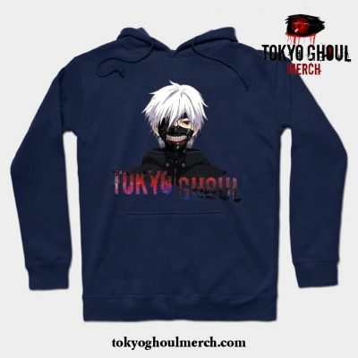 Kaneki Ken Tokyo Ghoul Hoodie Navy Blue / S