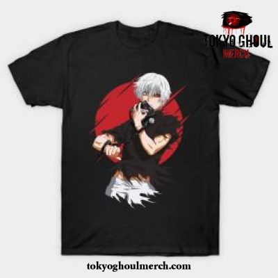 Ken Kaneki Anime Tokyo Ghoul T-Shirt Black / S