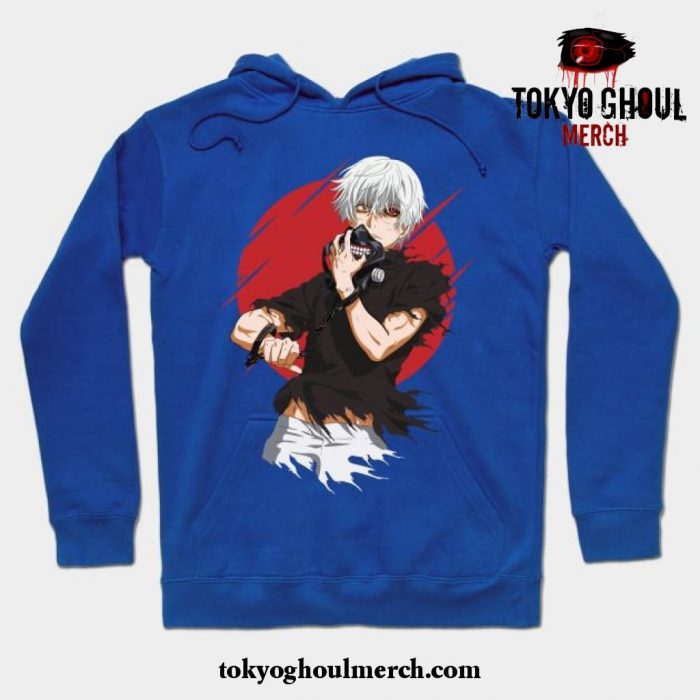 Ken Kaneki Anime Tokyo Ghoul T-Shirt Blue / S