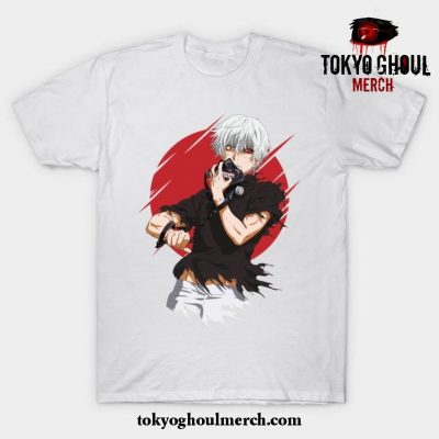 Ken Kaneki Anime Tokyo Ghoul T-Shirt White / S