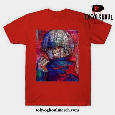 Ken Kaneki Tokyo Ghoul T-Shirt Red / S