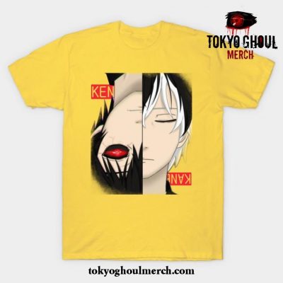 Ken Kaneki × Tokyo Ghoul T-Shirt Yellow / S