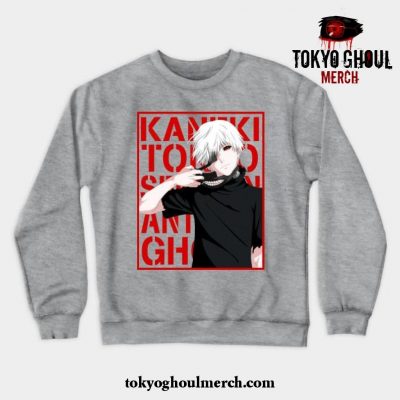 Ken Kaneki V2 Crewneck Sweatshirt Gray / S