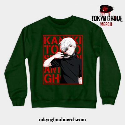 Ken Kaneki V2 Crewneck Sweatshirt Green / S