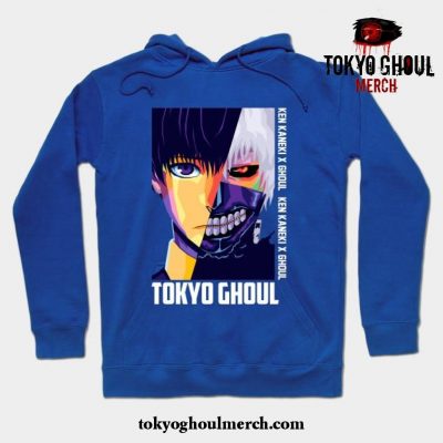 Ken Kaneki X Ghoul Hoodie Blue / S