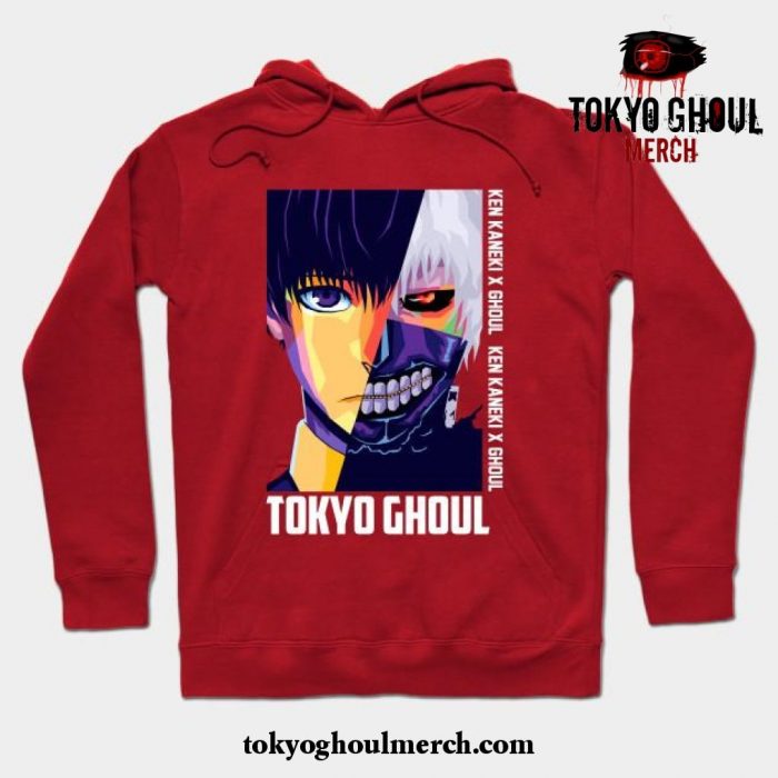 Ken Kaneki X Ghoul Hoodie Red / S