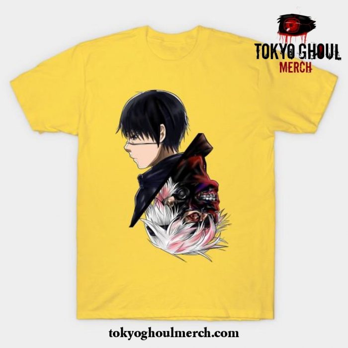 New Design 2021 Kaneki T-Shirt Yellow / S