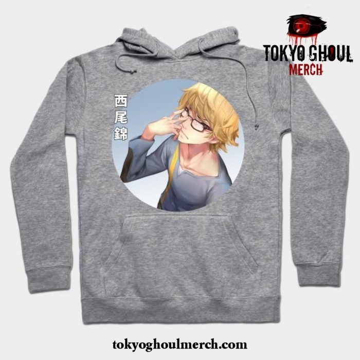 Retro Nishiki Nishio Thriller Anime Tokyo Ghoul Hoodie Gray / S