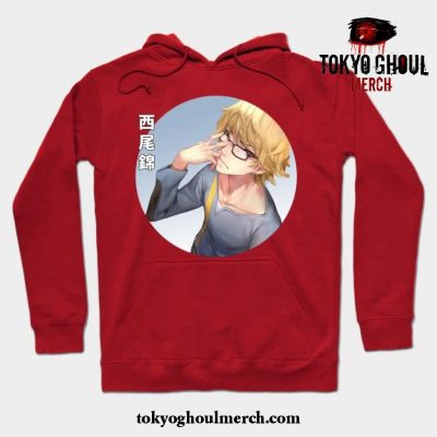 Retro Nishiki Nishio Thriller Anime Tokyo Ghoul Hoodie Red / S