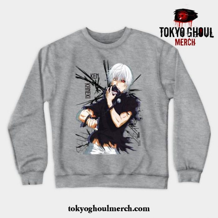 Tokyo Ghoul Anime Crewneck Sweatshirt Gray / S