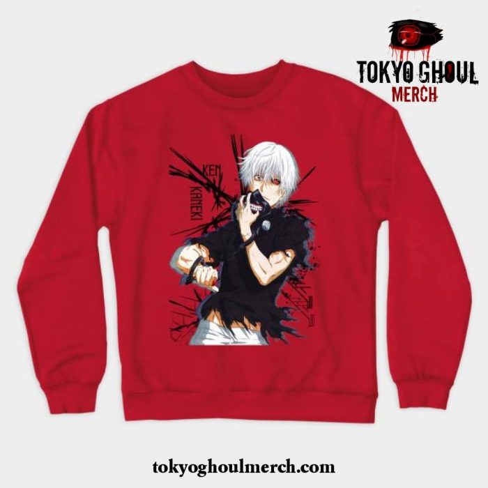Tokyo Ghoul Anime Crewneck Sweatshirt Red / S