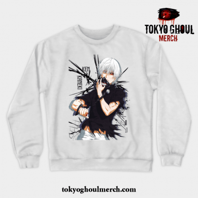 Tokyo Ghoul Anime Crewneck Sweatshirt White / S