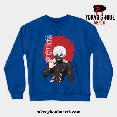Tokyo Ghoul Anime - Retro Crewneck Sweatshirt Blue / S