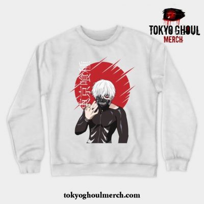 Tokyo Ghoul Anime - Retro Crewneck Sweatshirt White / S