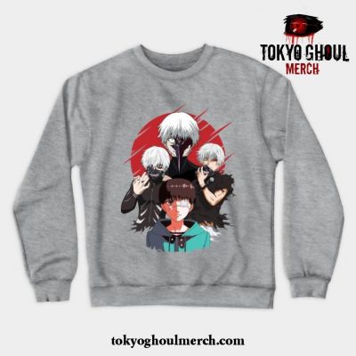 Tokyo Ghoul Kaneki Crewneck Sweatshirt Gray / S