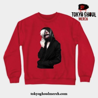 Tokyo Ghoul - Ken-Kaneki Crewneck Sweatshirt Red / S