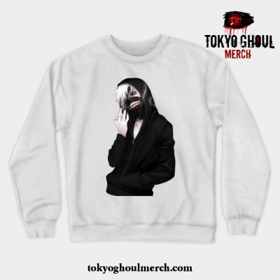 Tokyo Ghoul - Ken-Kaneki Crewneck Sweatshirt White / S