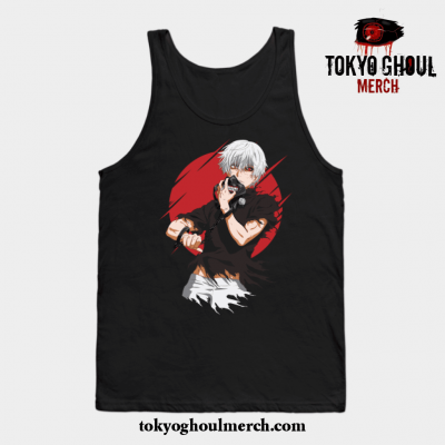 Tokyo Ghoul Ken Kaneki Tank Top Black / S