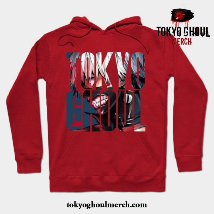 Tokyo Ghoul Logo 2 Hoodie Red / S