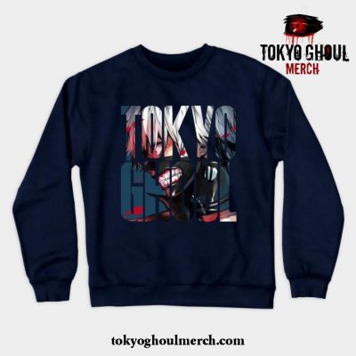 Tokyo Ghoul Logo 2 Sweatshirt Navy Blue / S