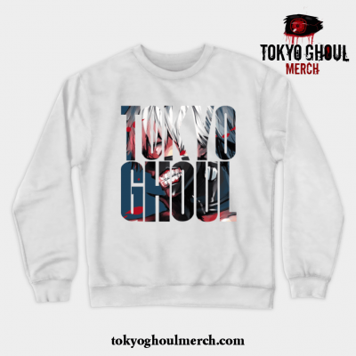 Tokyo Ghoul Logo 2 Sweatshirt White / S