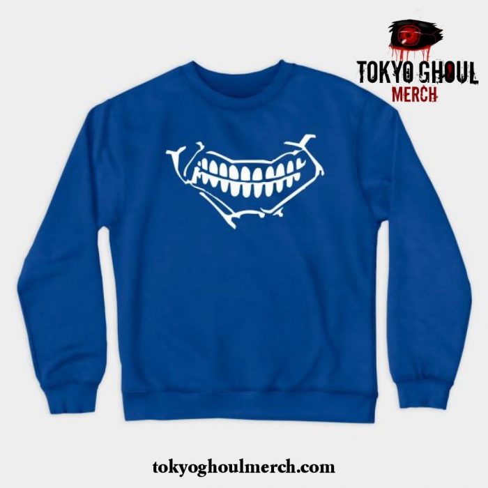 Tokyo Ghoul Smile Crewneck Sweatshirt Blue / S