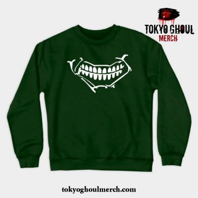 Tokyo Ghoul Smile Crewneck Sweatshirt Green / S
