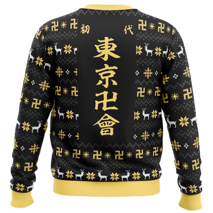 The Buddhist Symbol Tokyo Revengers men sweatshirt BACK mockup - Tokyo Ghoul Merch
