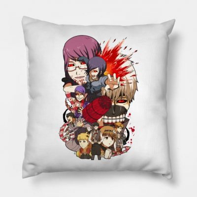 Tokyo Ghoul Medley Throw Pillow Official Cow Anime Merch
